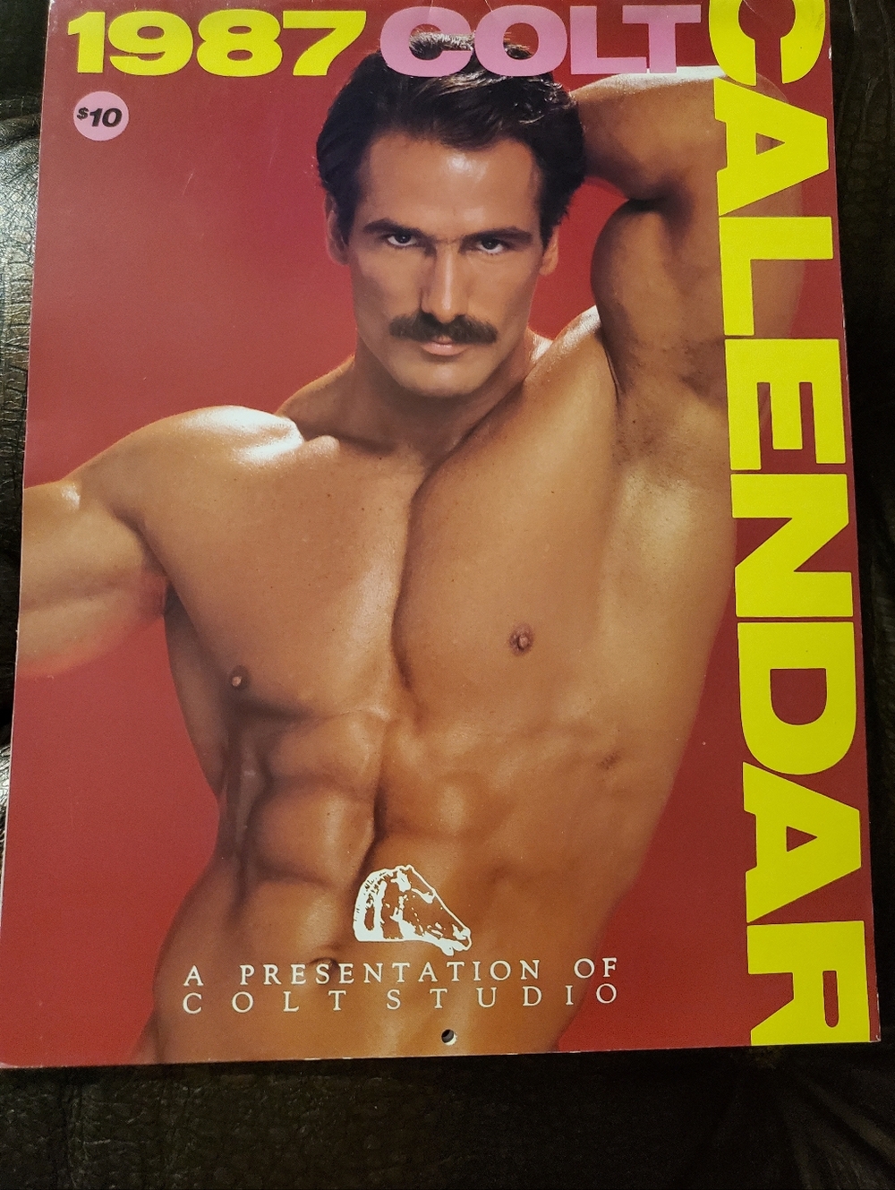 Vintage 1987 COLT STUDIO CALENDAR Physique Photography Gay Interest Jim French